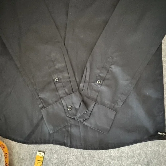 Good Man Brand Long Sleeve Button Down Dress Shirt, Blue, Casual L - Picture 13 of 16